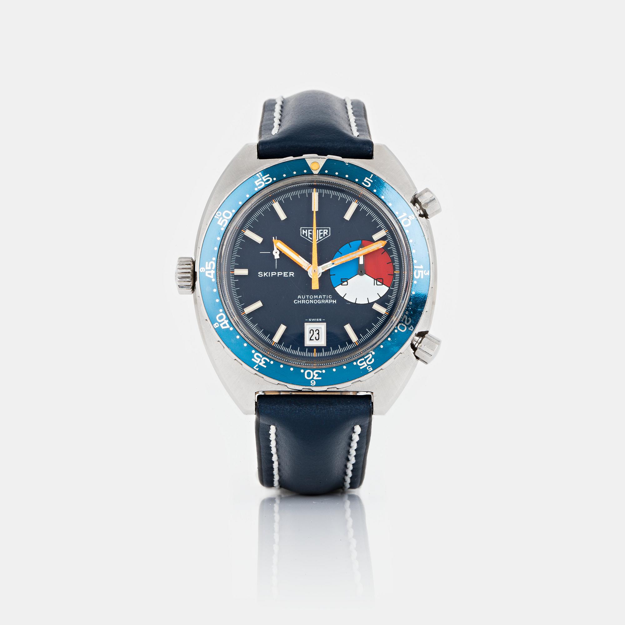 HEUER, Skipper, kronograf.