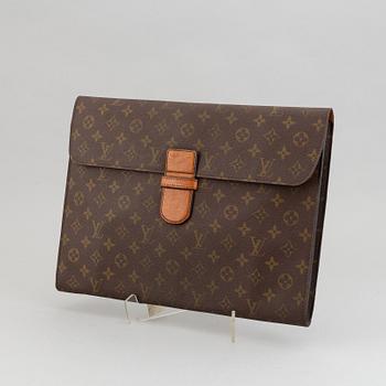 Louis Vuitton, a monogram canvas briefcase.