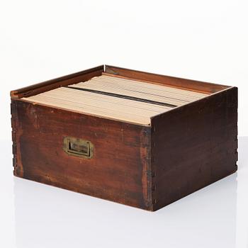 A collection of rubbings of the calligraphy of two Song dynasty artists Su Shi and Mi Fei, early 20th Century.