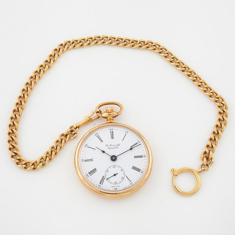 TISSOT, pocket watch, 48 mm.