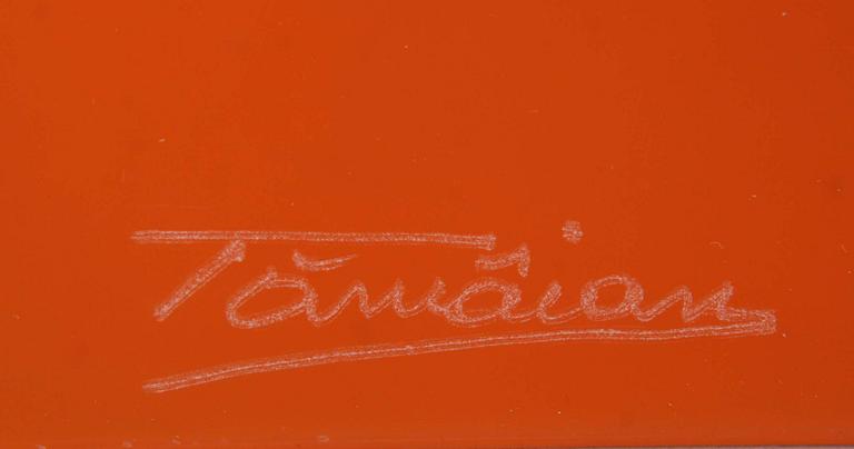 SKULPTUR, glas, Tamaian, Ion Art, Transylvanien, sign.