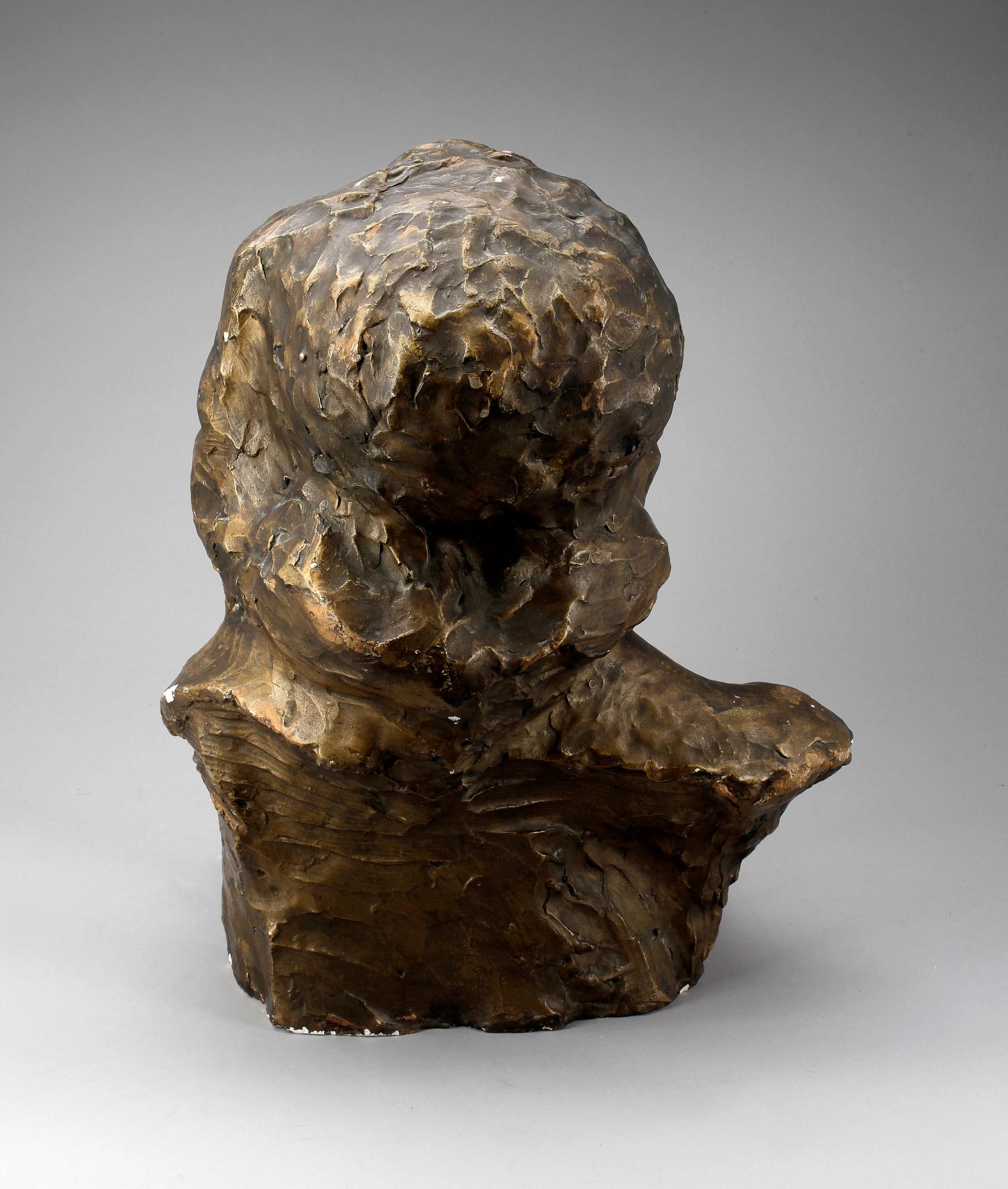 ALICE NORDIN, skulptur, gips, sign och dat 1911.