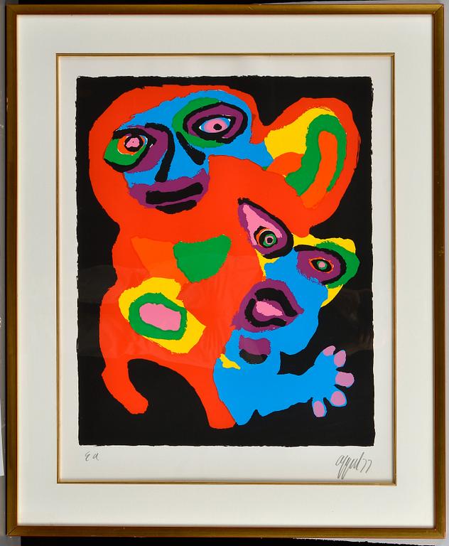 Karel Appel, "CHIEN DE FACE".