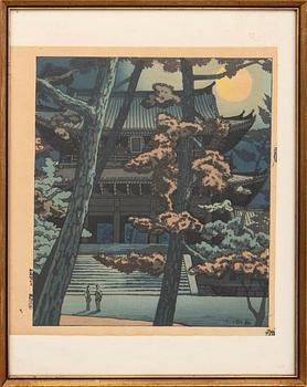Tomikichirō Tokuriki, "Chion-in in moonlight".