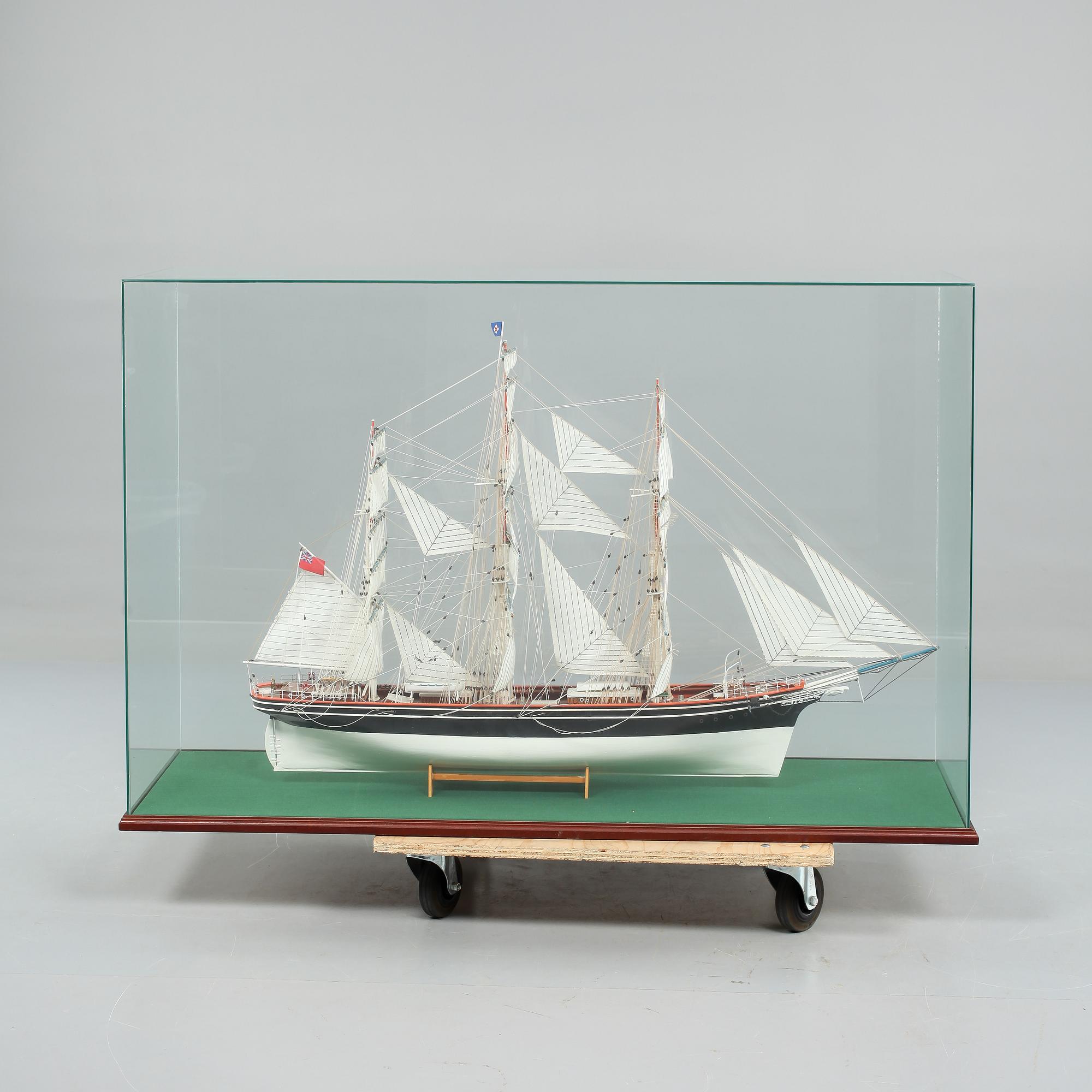 SKEPPSMODELL, "Cutty Sark". 1900-talets andra hälft.