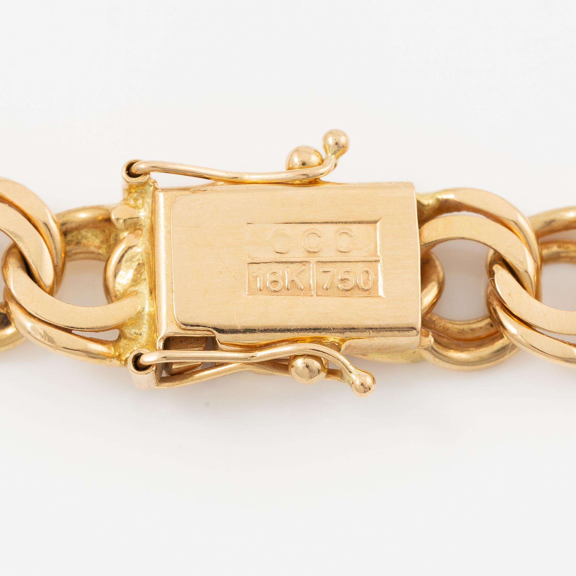 Necklace 18K gold.