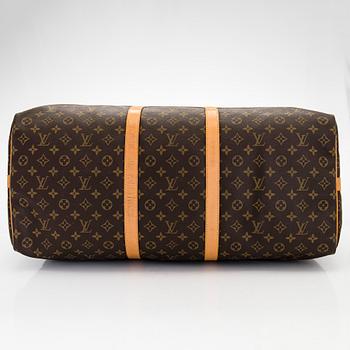 Louis Vuitton, a Monogram Canvas 'Keepall 60 Bandoulière' weekendbag.