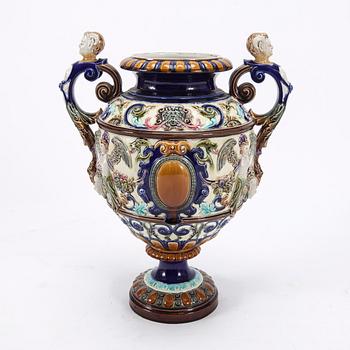 PRAKTURNA, majolika, Rörstrand, sekelskiftet 1800/1900.