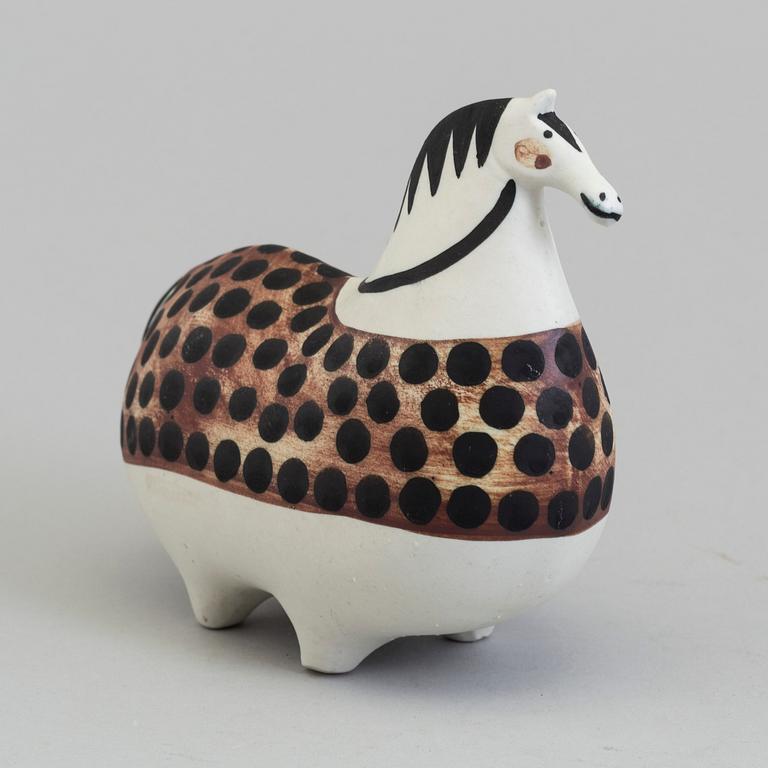 STIG LINDBERG, figurin, stengods, Gustavsberg studio, 1952-72.