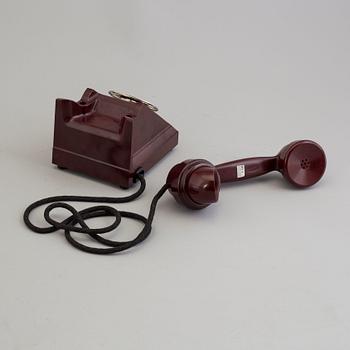 a LM Ericsson telephone, 1930's.