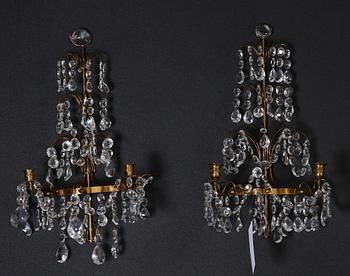 VÄGGLYSTRAR, 4 st, 1900-tal.