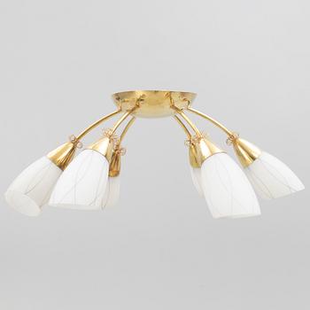 Ceiling lamp, Itsu, Finland, 1950s.