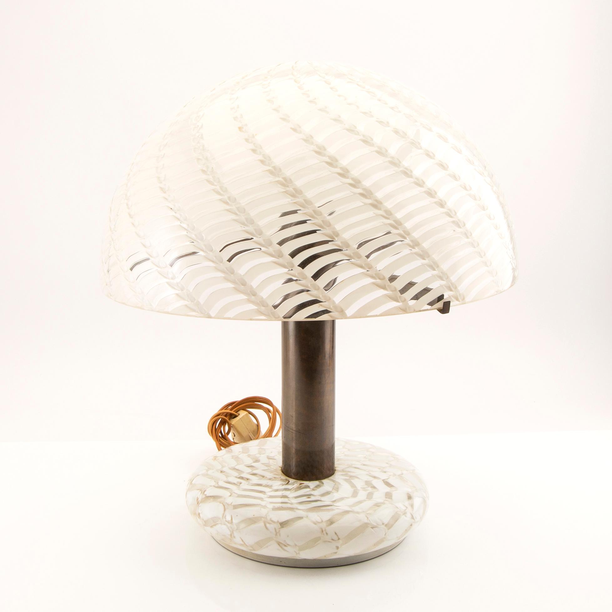 Table lamp, Italy, possibly Barovier et Toso.