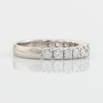 Brilliant cut diamond ring, total ca 0,71 ct.