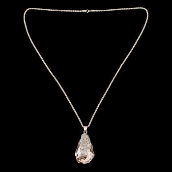 HÄNGE, silver, stämplad RCN, Halmstad, 1976. Vikt 49 g.