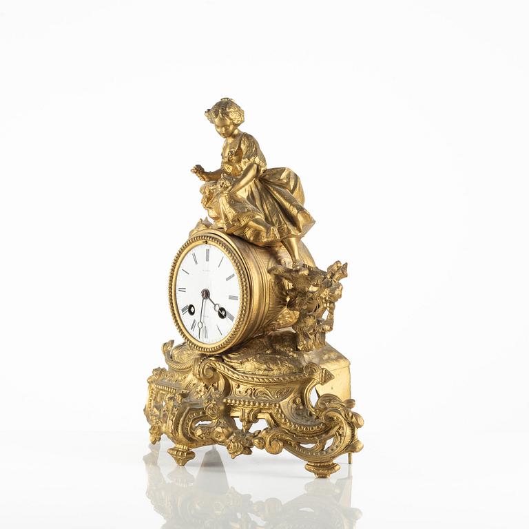 A mantle clock, second half of the 19th Century.