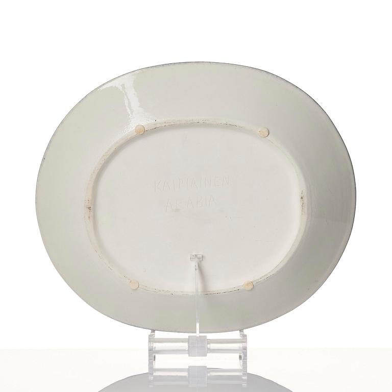 Birger Kaipiainen, a decorative ceramic dish, Arabia, Finland.