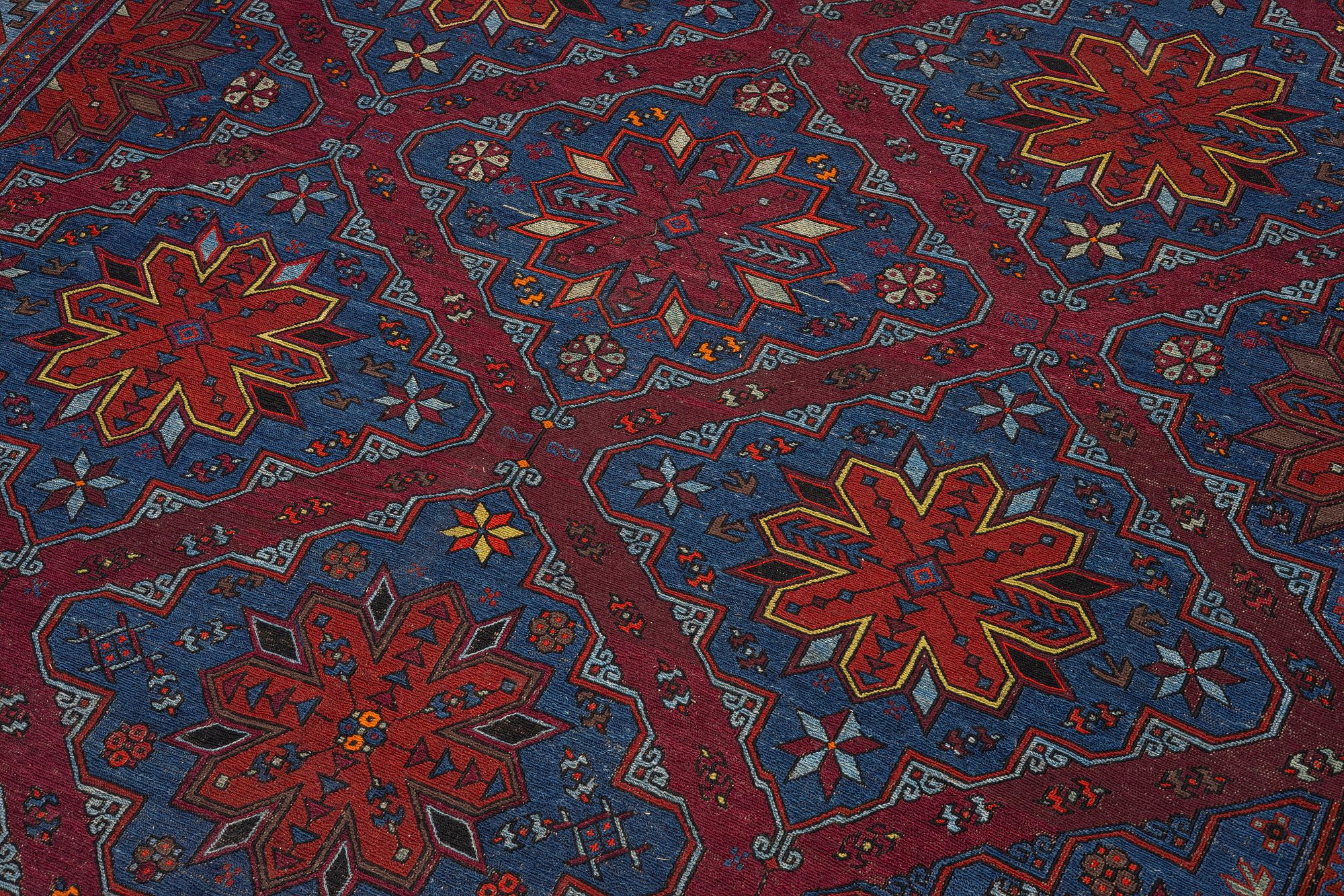 A semi-antique Sumak, probably Caucasian, c. 365 x 249 cm.