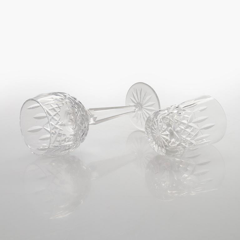 Glass set, crystal, Waterford 1960s/1970s.