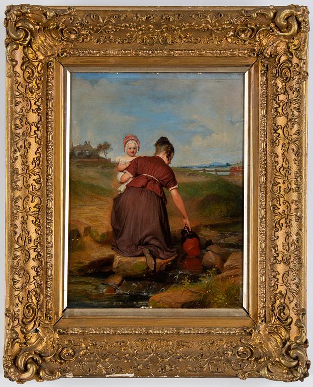 Unknown artist, 19th century, oil on panel.
