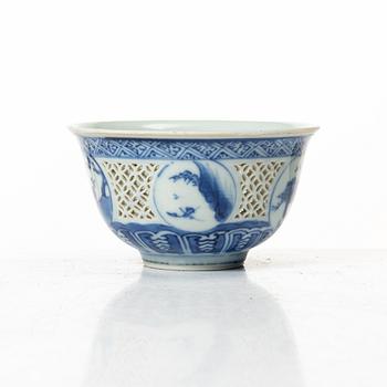 Skål, 'Hatcher cargo', porslin, Kina, Transition, 1600-tal.