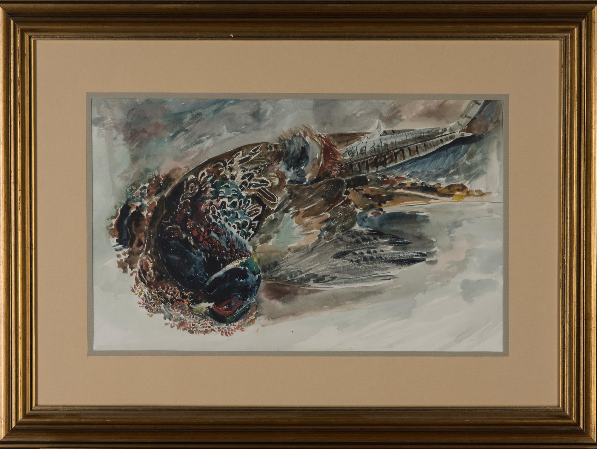 ULF SEGERSTRÅLE, akvarell.