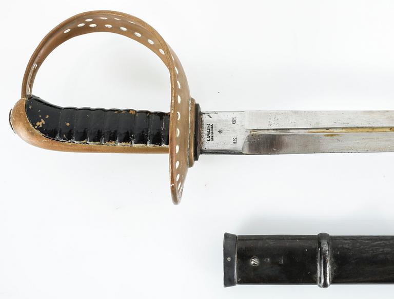 SABEL, m/1893, för manskap vid kavalleriet. omkring 1900.