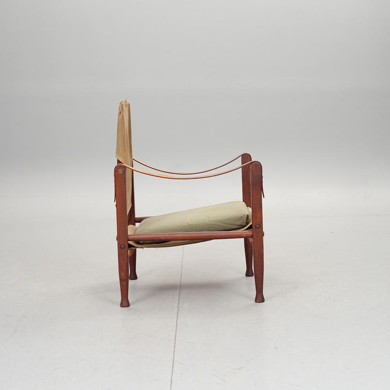FÅTÖLJ, "Safari chair", Kaare Klint, Danmark.