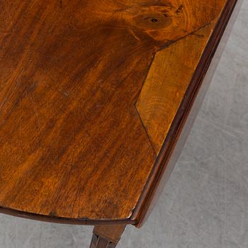 A 19th century mahogany table.