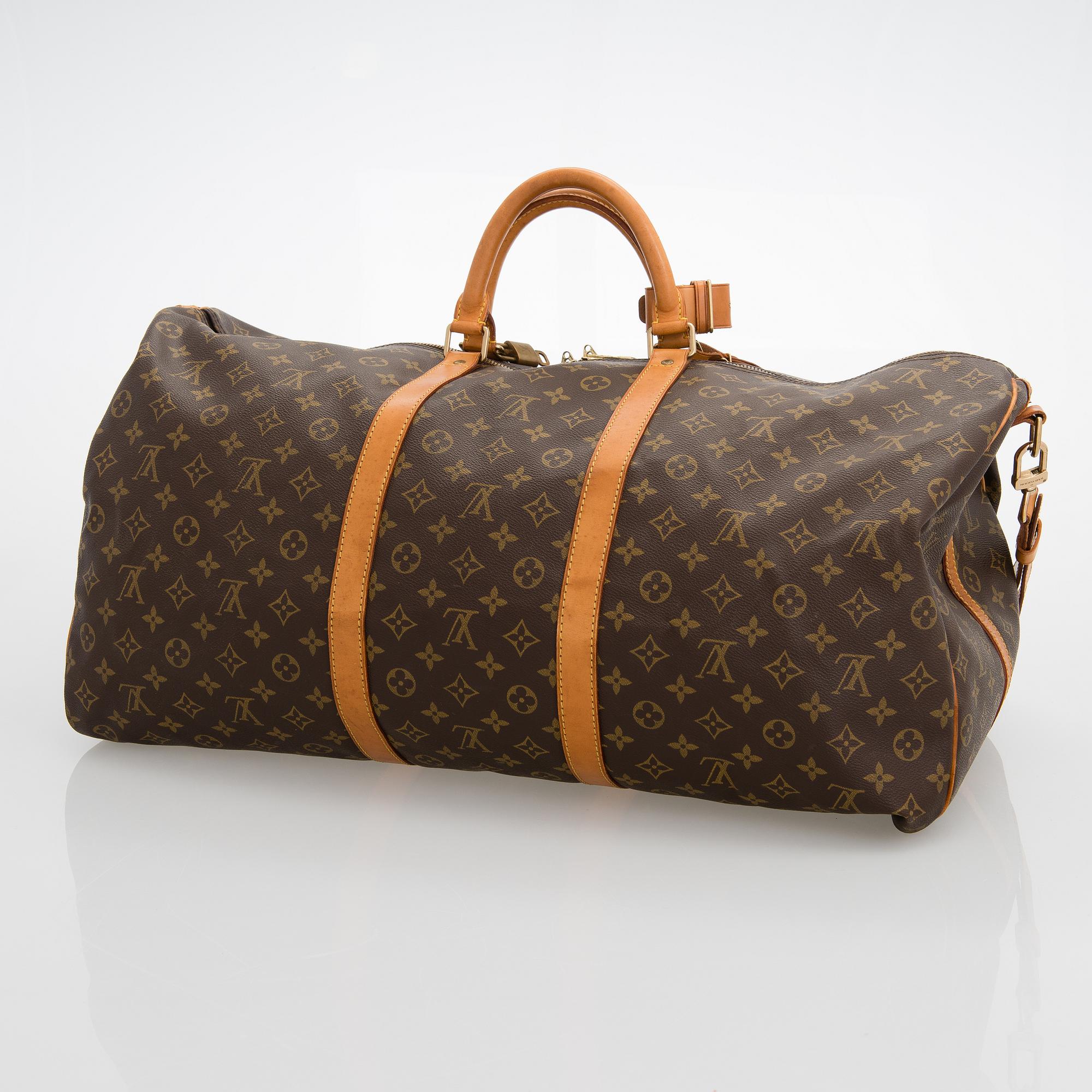 Louis Vuitton, Monogram 'Keepall 60 Bandoulière' weekendbag.