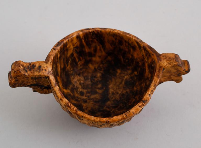 KÅSA, allmoge, masurbjörk, 1800-tal.