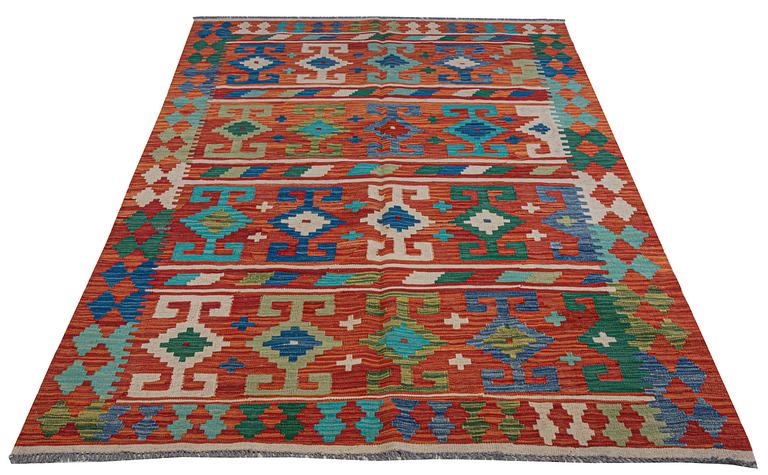A carpet, Kelim, ca 257 x 172 cm.