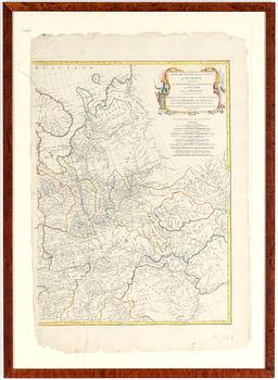 KARTA, "Seconde Partie De la Carte D'Europe Contenant...", 1700-tal.