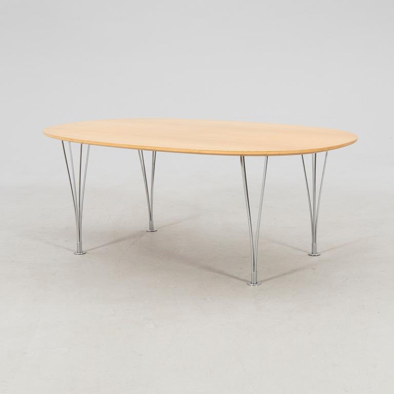 Bruno Mathsson & Piet Hein, "Superelips" coffee table for Fritz Hansen, Denmark, late 20th century.