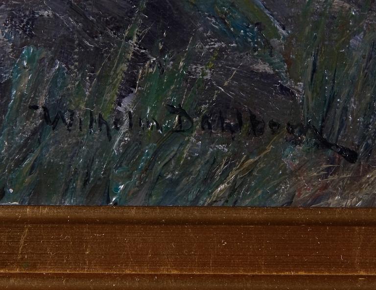 DAHLBERG, WILHELM, olja på duk, sign.
