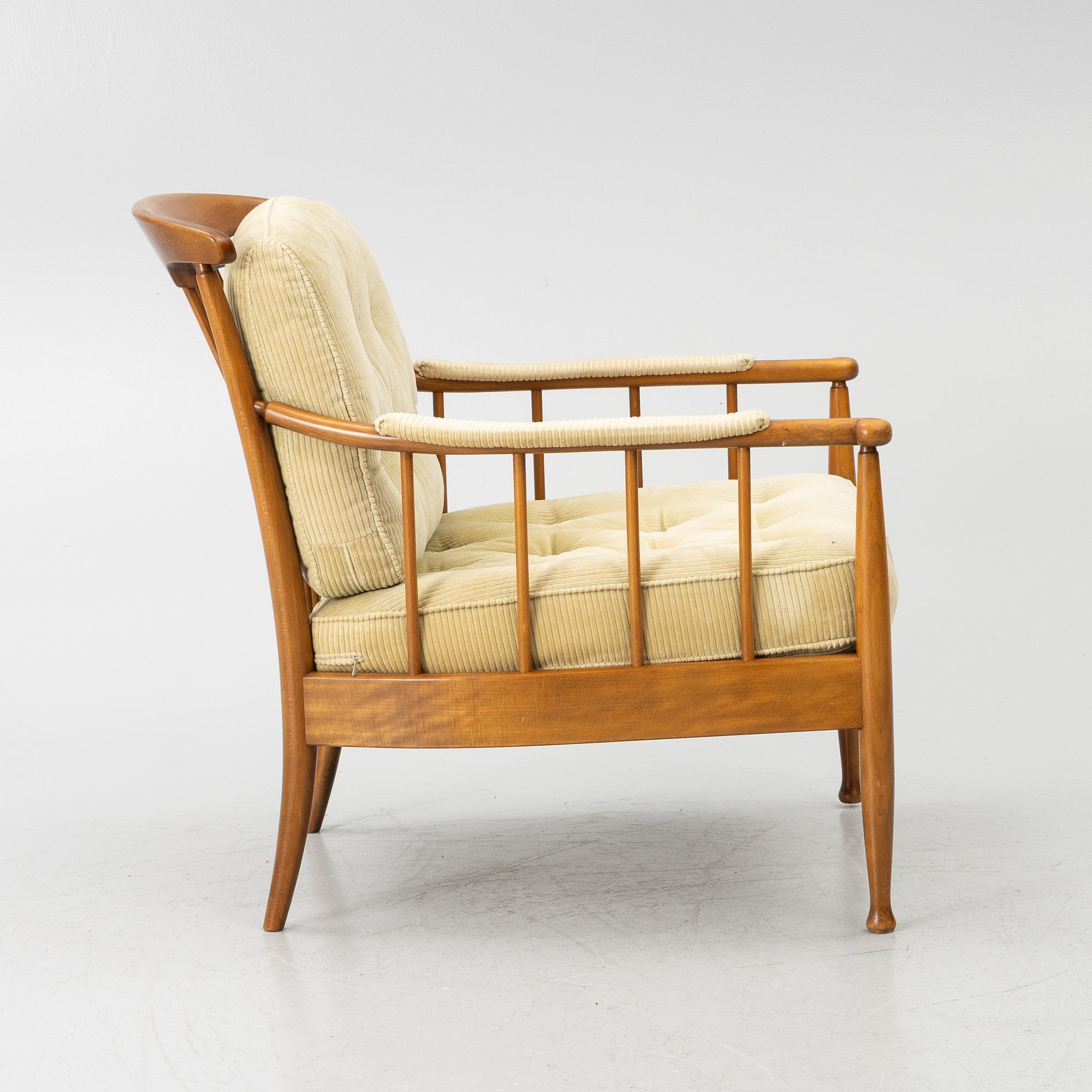 Kerstin Hörlin-Holmquist, Armchair, “Skrindan”, OPE-Möbler, second half of the 20th century.