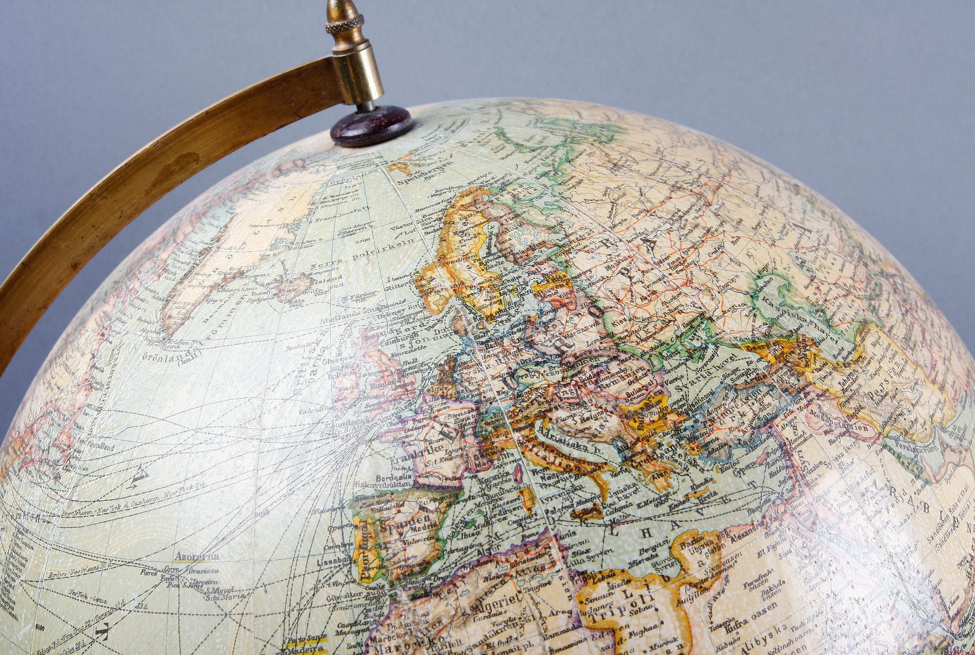 JORDGLOB, Wagner & Debes, Leipzig. 1920/30-tal.