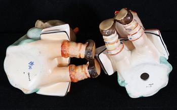 FIGURINER, ett par. Porslin, Hummel, Tyskland.