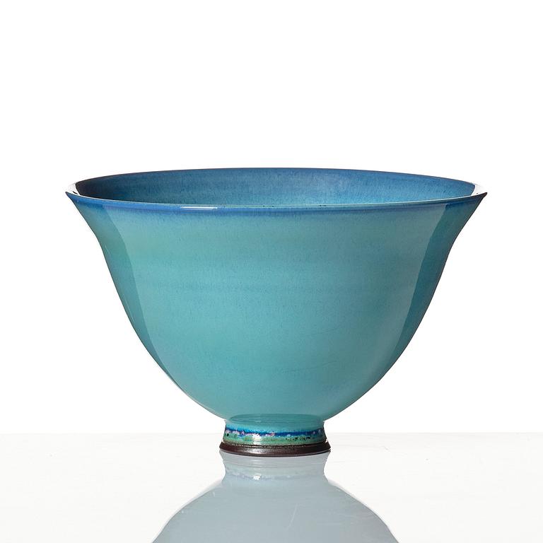 Berndt Friberg, a vase, a sculpture and two bowls, Gustavsberg studio, Sweden 1962-70.