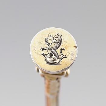 SKED, förgyllt silver, London 1863. Vikt ca 84 gram.