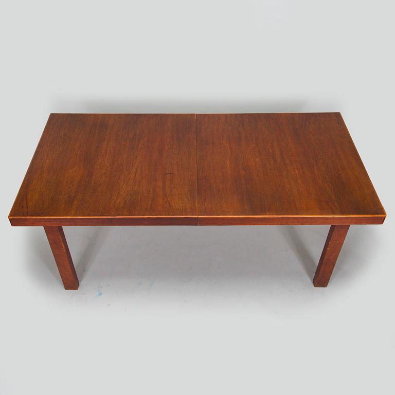 Carl Gustaf Hiort af Ornäs, a mid-20th-century 'Näyttely Senior' dining table and 12 chairs for HMN Huonekalu Nupponen.