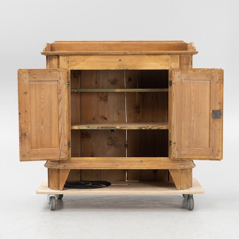 A pine sideboard. first half of the 19th Century.
