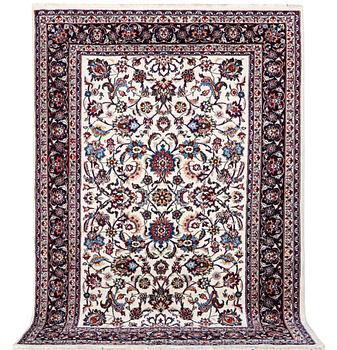 A Nain carpet, Part silk, c. 294 x 201 cm.