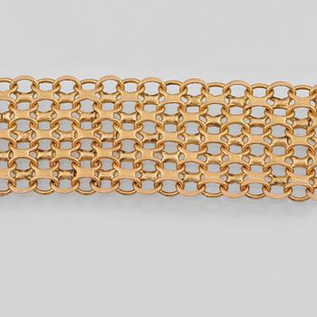 ARMLÄNK, 18K guld, Esto, Stockholm, 1970. Vikt 20,0 gram.