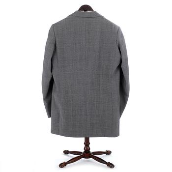 A.W. BAUER, a men's grey wool suit consisting of jacket and pants.