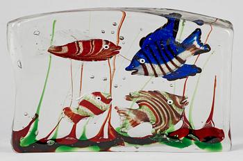 SKULPTUR, glas, trol Salviati, Italien, 1950-tal.