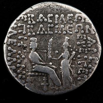 MYNT, silver, Parthia Artabanos II(75-62 f.Kr) ca 14 g.