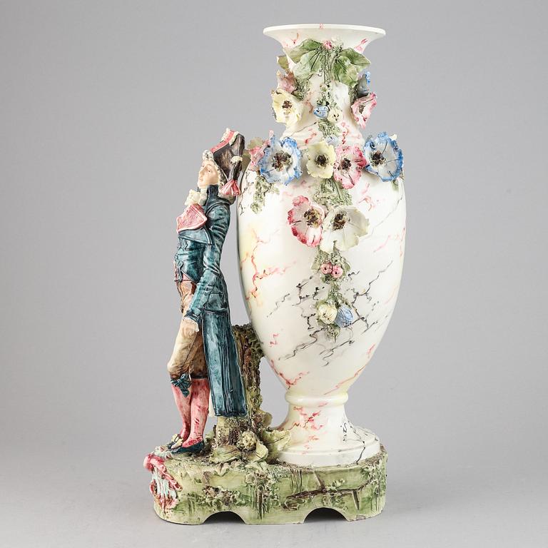 Vase, porcelain, rococo style, 1900's.