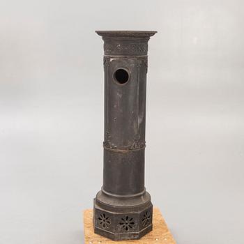 An early 1900s cast iron stove.