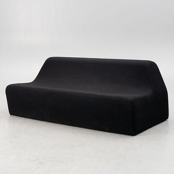 A contemporary sofa.